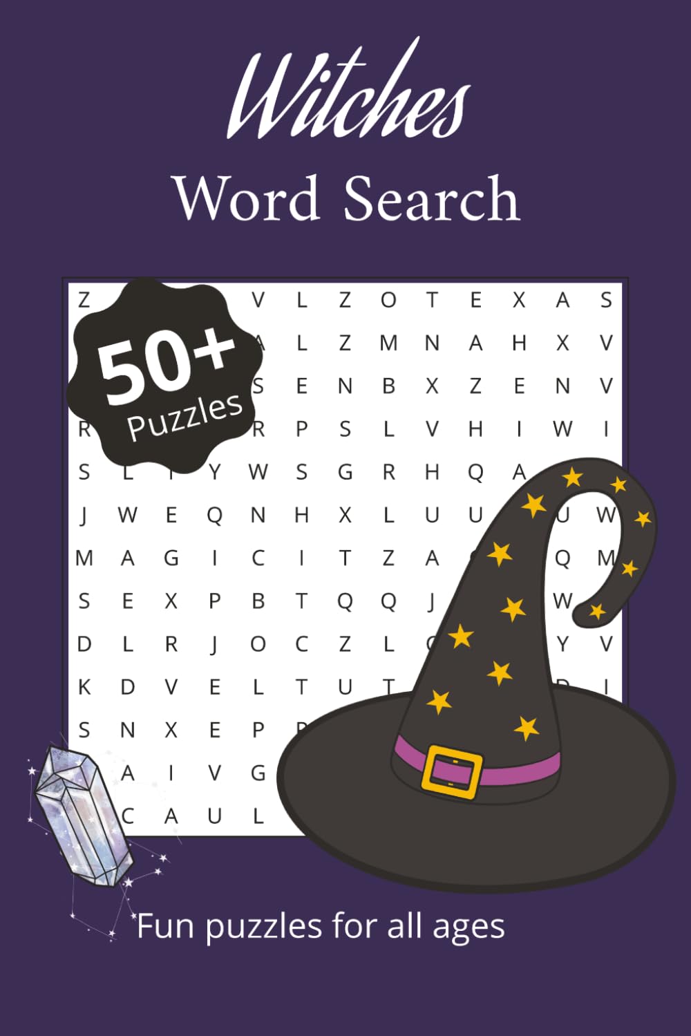 Witches Word Search Puzzle Book: Word searches about witch's, witchcraft, magic and much more. | 6x9 inches, 110 Pages | 50+ Puzzles....Gifts for vacations, holidays and free time