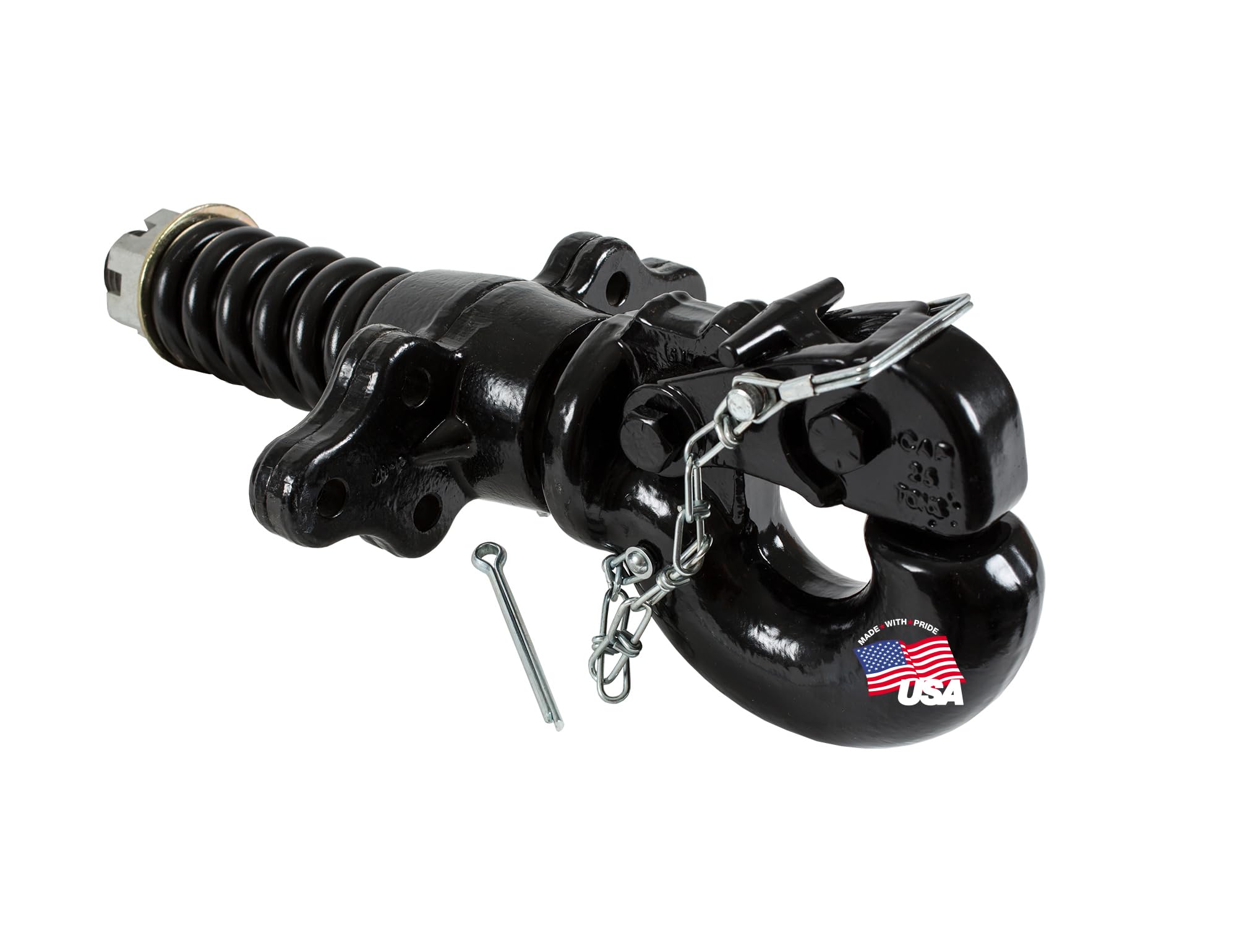 Buyers Products BP200 25 Ton Capacity Swivel Type Pintle Hook, MGTW 50000lbs, MVL 6000lbs, Recommended For Off-Road Application