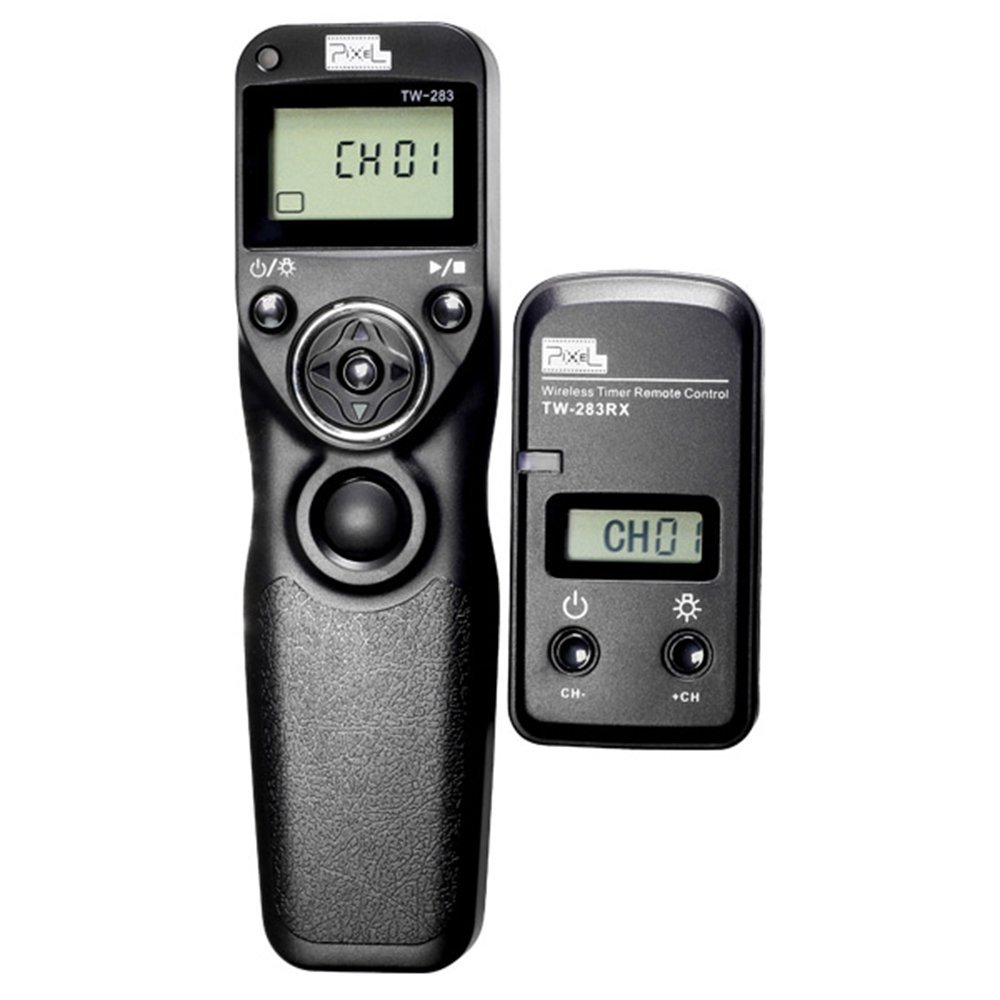 Wireless Shutter Release for Canon ，PIXEL TW-283/E3 LCD Timer Remote Control for Canon 650D 650D 600D 550D 500D 450D 70D 60D 700D