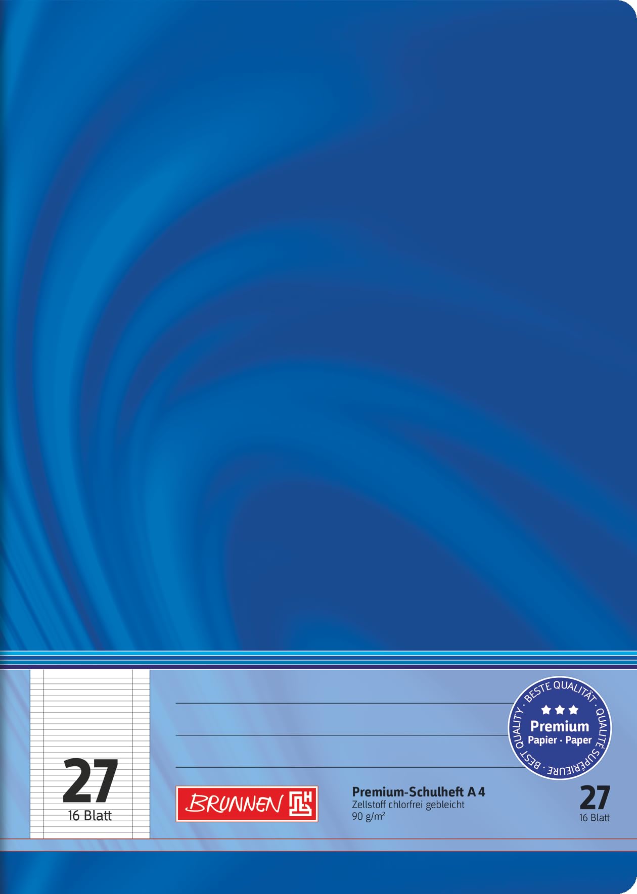 Brunnen Young Vivendi Notebook A4/16 Pages Lined 27