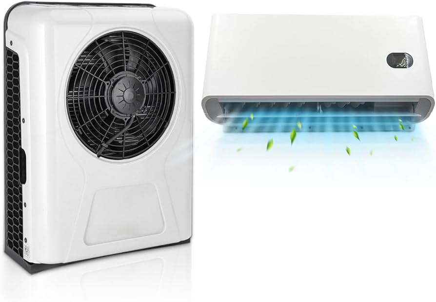 Amazon.com: Treeligo 12V Mini Split Air Conditioner 12000 BTU Fast Cooling  Ultra-Quiet Inverter 12 volt AC Unit with Remote Control for Semi Trucks  Van RV Camper Construction Vehicle Pickup Bus Tractors :