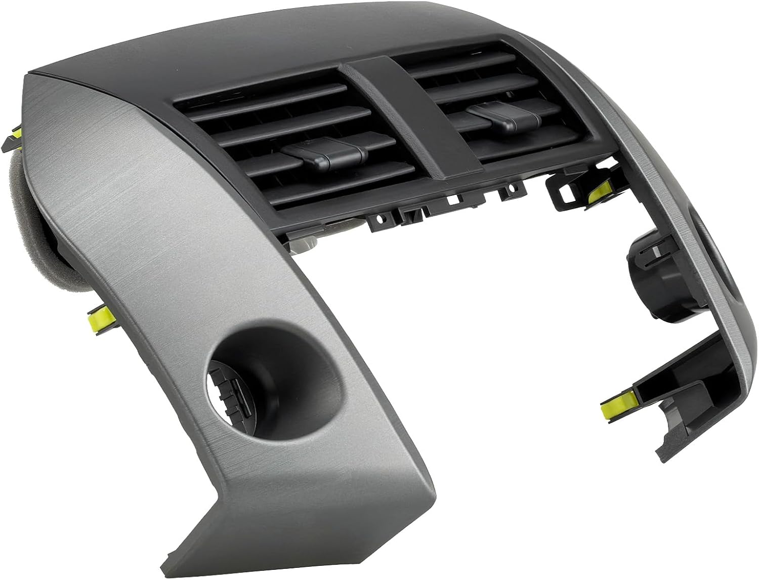 Dashboard Center Air Vent Trim Compatible with Toyota RAV4 2006–2012, Instrument Panel AC Vent Cover Bezel, Replaces 55670-42060-B0, 55413-42070-B0, 55412-42060-B0, Includes 2 Removal Tools