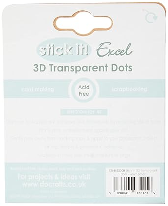 Stick it Small Excel 3D Transparent Dot