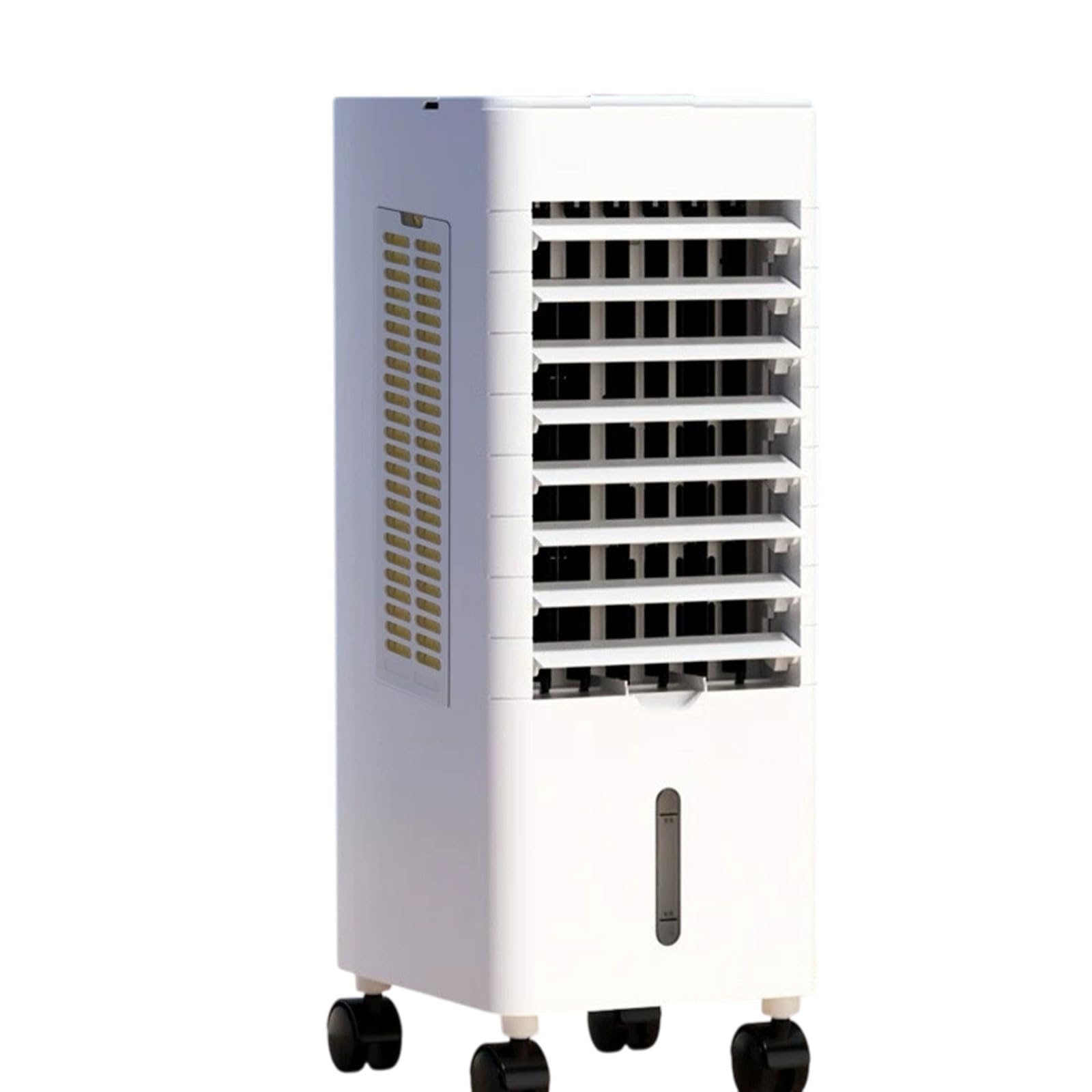 WJIANBIN Single Cooling Air Conditioning Fan, Cool Air Fan 3 Speeds Cooler Wide Angle Air Supply Upper and Lower Water Tank for Home Office RV Indoor Garage