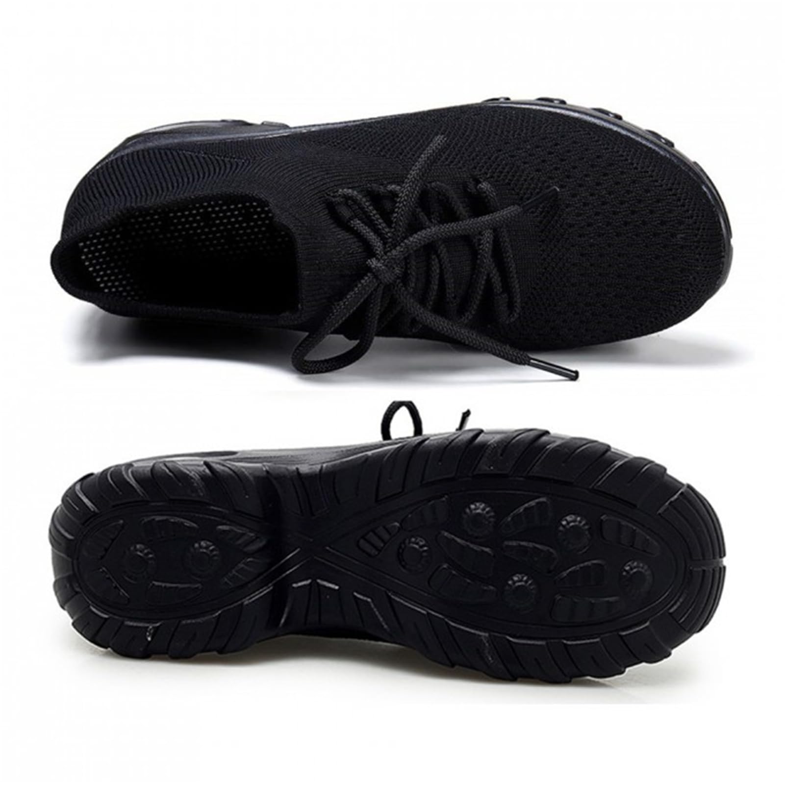 Hitmars Scarpe Ginnastica Donna Sneakers Running Camminata Corsa Basse Tennis Air Traspiranti Sportive Gym Fitness Casual Comode Nero Blu Rosa Cachi Bianca Taglia 35-44
