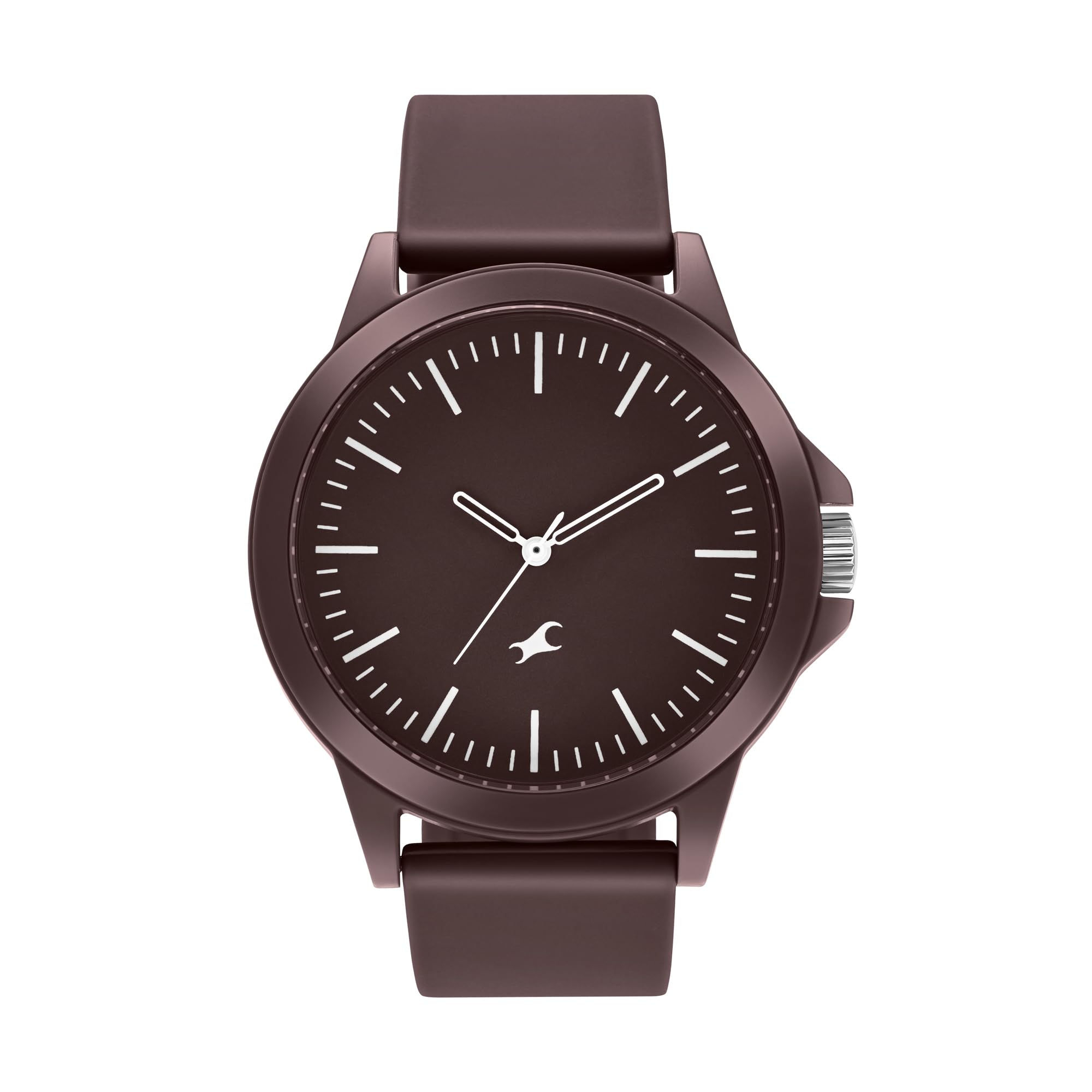 Fastrack Unisex Silicone Analog Brown Dial Casual Watch, Band Color-Brown (B0CQP921DX) Amazon Price History, Amazon Price Tracker