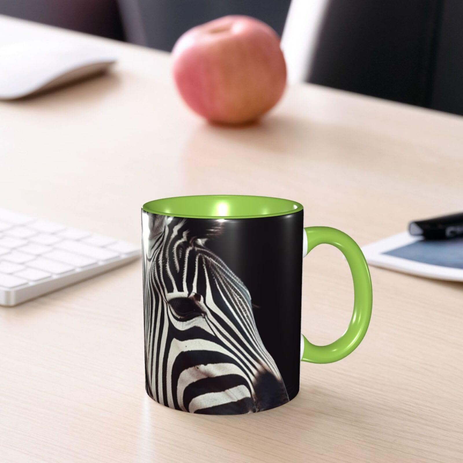Ceramic Coffee Mug 11oz, Animal Zebra Novelty Mugs Coffe Cups With Handle Funny Tea Cup Gifts For Women Men Home Office Kitchen