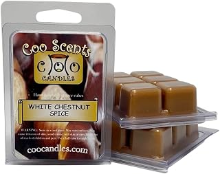 3 Pack Soy Blend Wickless Candles Highly Scented Wax Melts – White Chestnut Spice