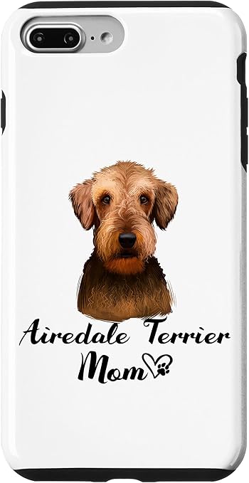 Amazon Iphone 7 Plus 8 Plus エアデールテリア犬のお母さんかわいい子犬犬の飼い主 Airedale Terrier Mom スマホケース 家電 カメラ オンライン通販
