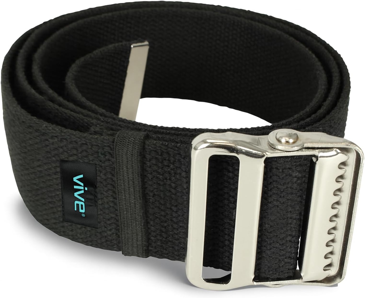 Vive Gait Belt (60 Inch) - Transfer Assist Device for Caregiver, Nurse, Therapist, Seniors, Elderly, Bariatric, Occupational and Physical Therapy - Medical Nursing Safety - Walking & Standing Aid