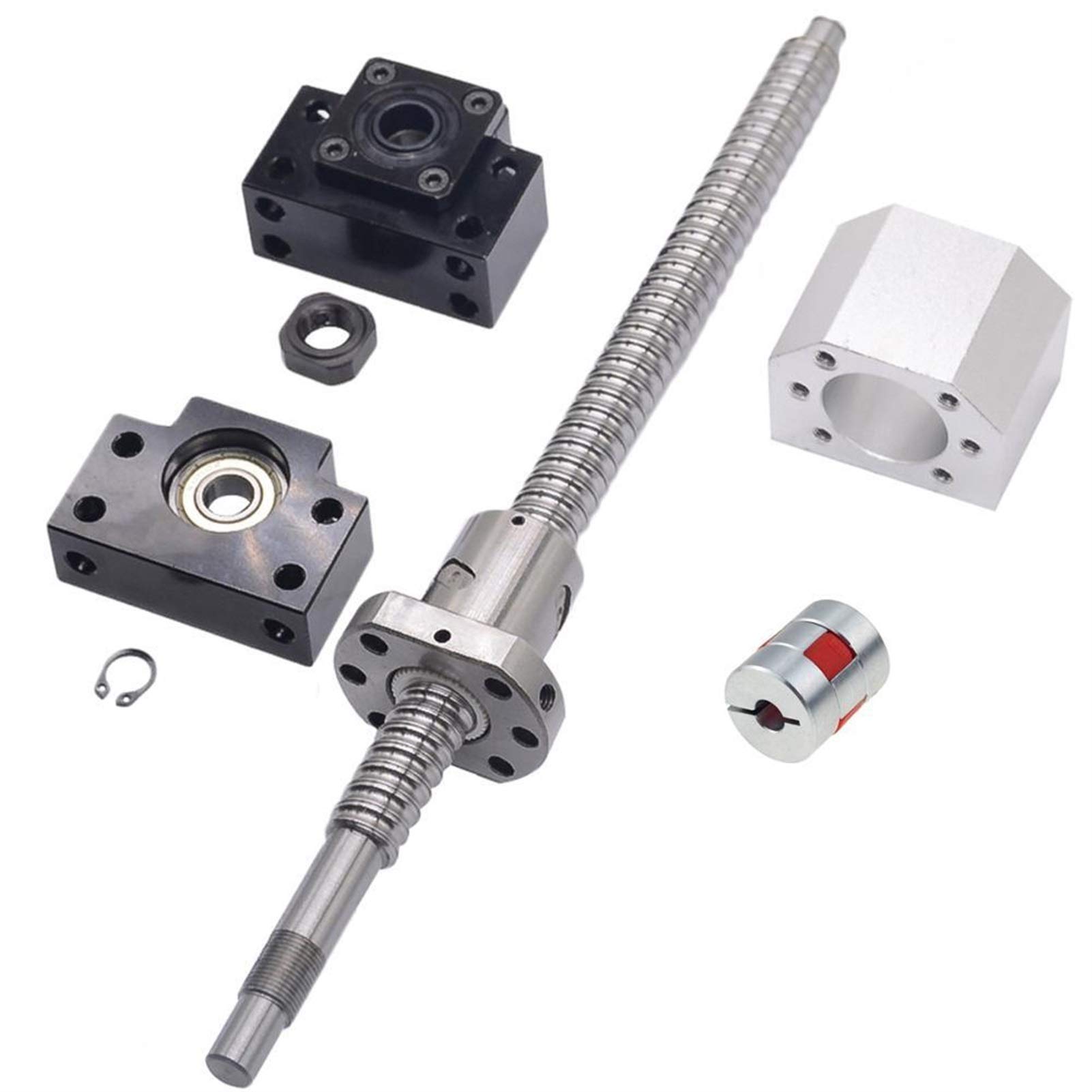Module de Personnalisation CNC Professionnel SFU1605 SFU1610 Vis à Billes BK12 BF12 Support d'extrémité SBR20 SBR16 Guide linéaire SBR16UU SBR20UU roulement(Sfu1605 Sbr20,200mm)