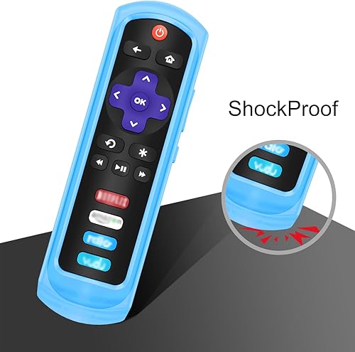 Miniatura 8 de Fintie Funda protectora para Roku Steaming Stick 3600R, TCL Roku TV RC280 RC282 Remote - CaseBot (serie Peine Miel), ligera (antideslizante) a