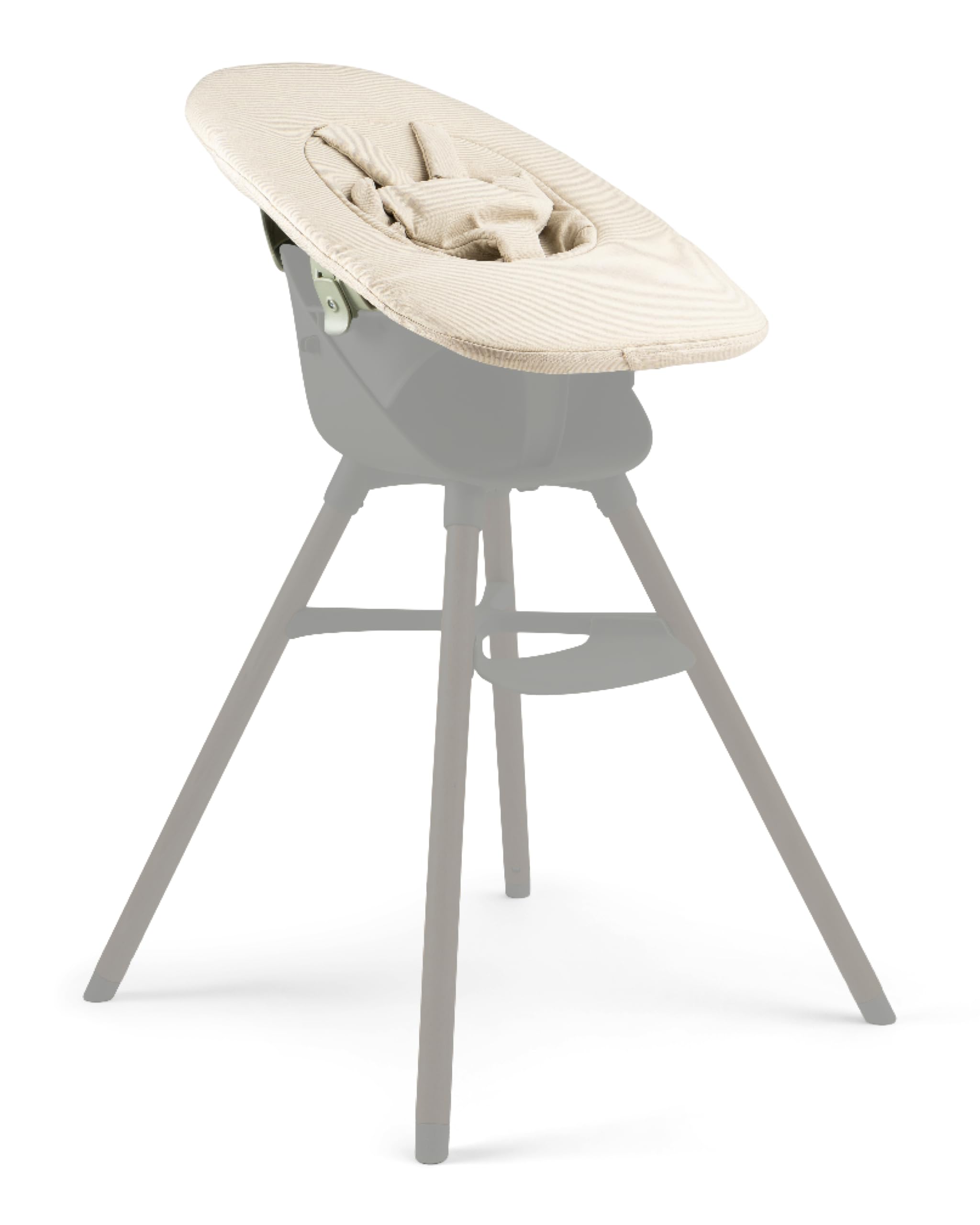 Ziza Newborn Neugeborenenaufsatz für Hochstuhl Beige - Speziell für den Ziza Hochstuhl zur Nutzung ab Geburt, 5-Punkt-Gurt für optimalen Halt, Aus Polyester
