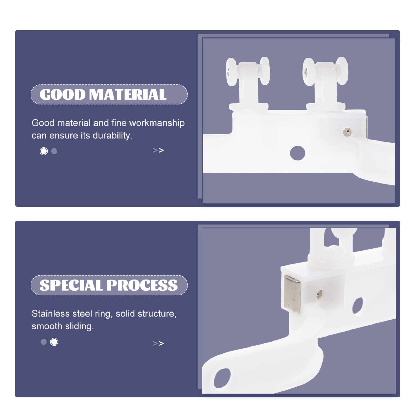Binario elettrico magnetico per tende con ganci a rullo e puleggia, sistema di binari per tende da soffitto per una facile installazione, scorrimento fluido e trattamenti versatili per finestre