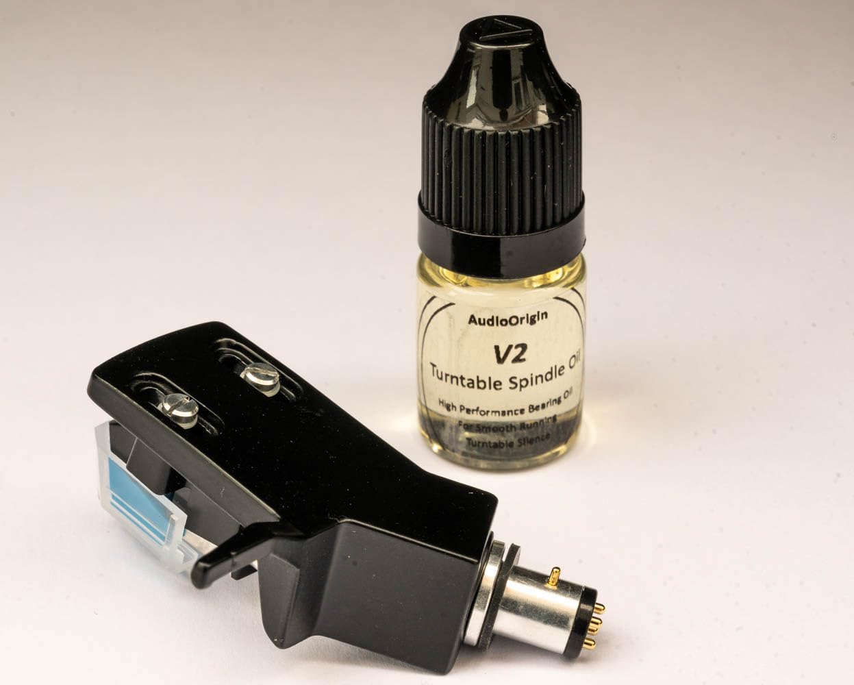 Black Straight Tonearm Headshell, AT-VM95C Cartridge, Diamond Stylus for TEAC TN3B, TN280BTBK, TN300, TN280