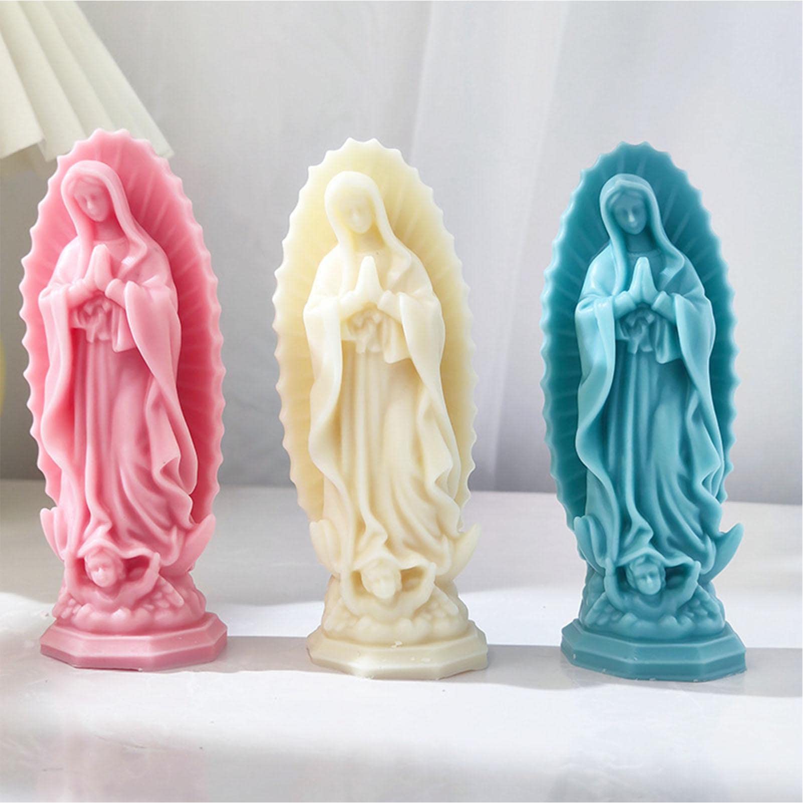 Stampo In Silicone Famiglia Vergine Maria - Per Candele, Saponi, Resine E Gessi - Foto 5