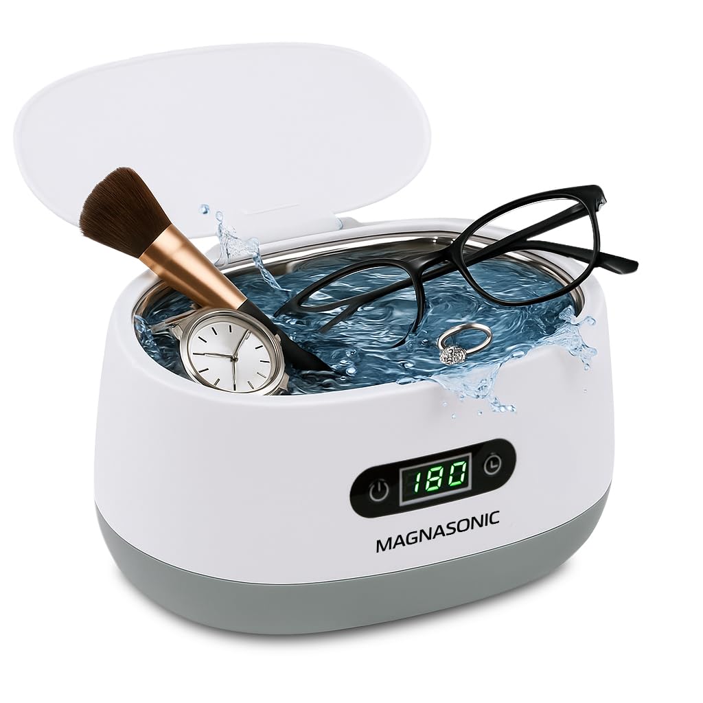 Amazon.com: Magnasonic Ultrasonic Cleaner - 20oz Tank Ultrasonic