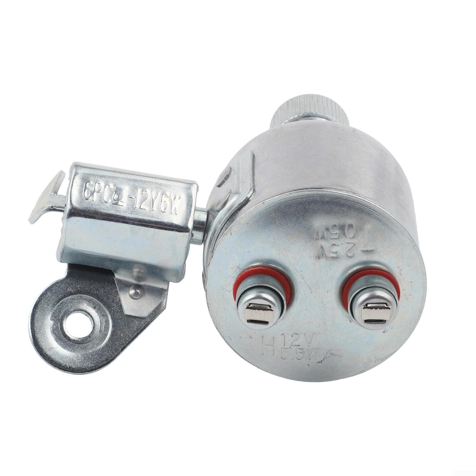 Generatore dinamo per bicicletta, 12 V, 6 W, con doppia uscita per faro e fanale posteriore, in alluminio, per mountain bike e biciclette elettriche