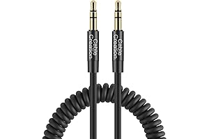 CableCreation Coiled Aux Cord for Car (1-4FT): Unparalleled Audio Experience