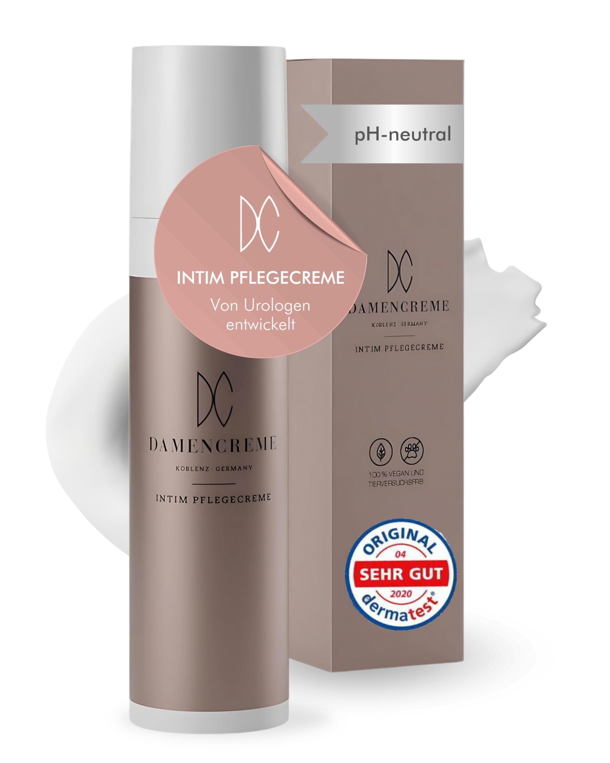 Damen Intim Pflegecreme – 75 ml mit Mikrosilber