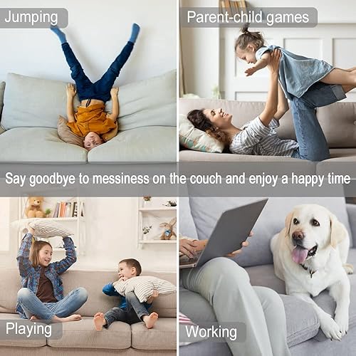 Miniatura 6 de Almohadilla de cojín antideslizante cinta de gancho enrollada con adhesivo para reducir eficazmente los cojines de sofá deslizantes 4 pulgadas x 196