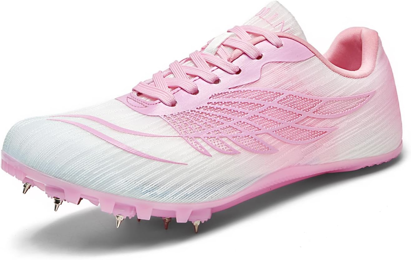 Track and Field Shoes for Men Women 8 Spikes Boys and Girls Kids Running Racing Shoes