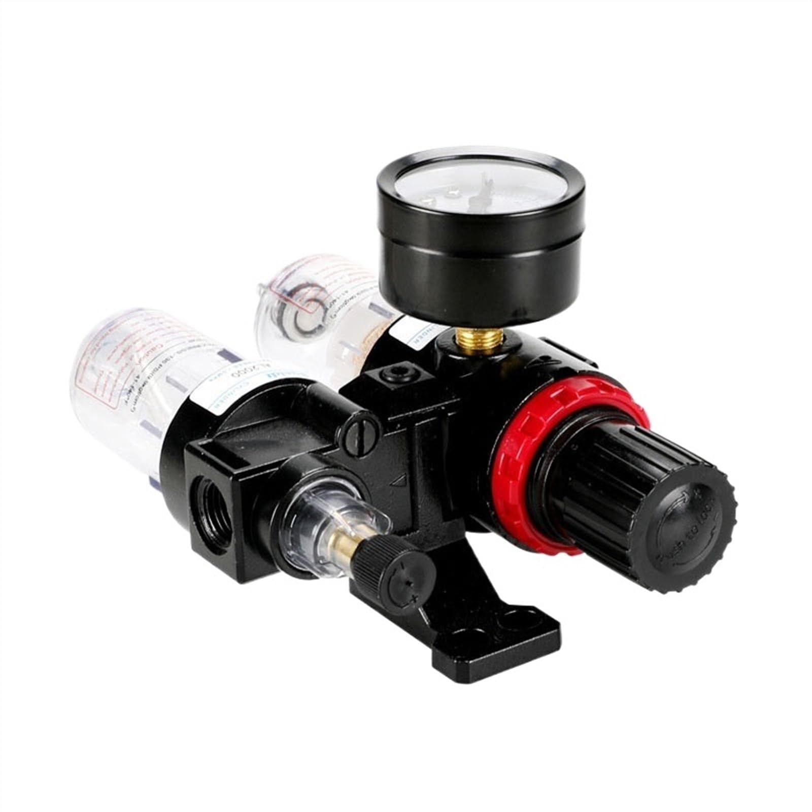Regulator filtra powietrza, AFC2000 1/4-calowy kompresor powietrza do aerografu, filtr separatora wody i oleju, regulator(Afc-pc1602)
