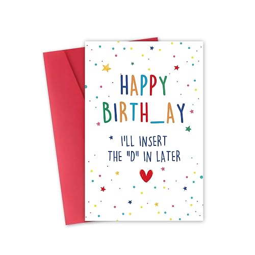 Funny Birthday Card Gift for Her，Birthday Card for Wife,Birthday card