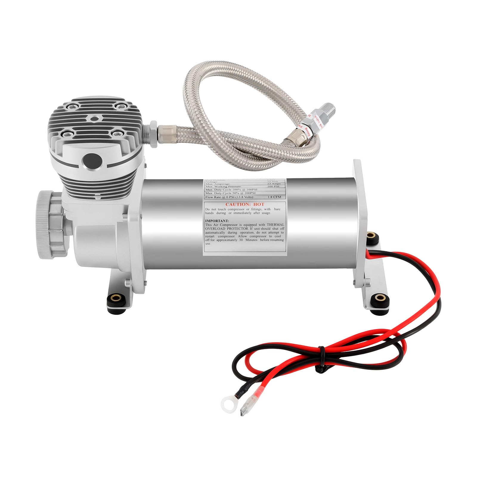 Compresor de suspensión neumática, compresor de aire de 12 V, compresor de aire para aeronaves, neumáticos de coche y taller para inflado y mantenimiento