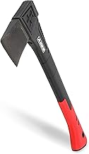 ARES 45006   18-Inch Splitting Axe   Lightweight Fiberglass Handle Construction   High-Carbon Steel Blade Head   Gardening, Hiking, and Outdoor/Adventure Applications