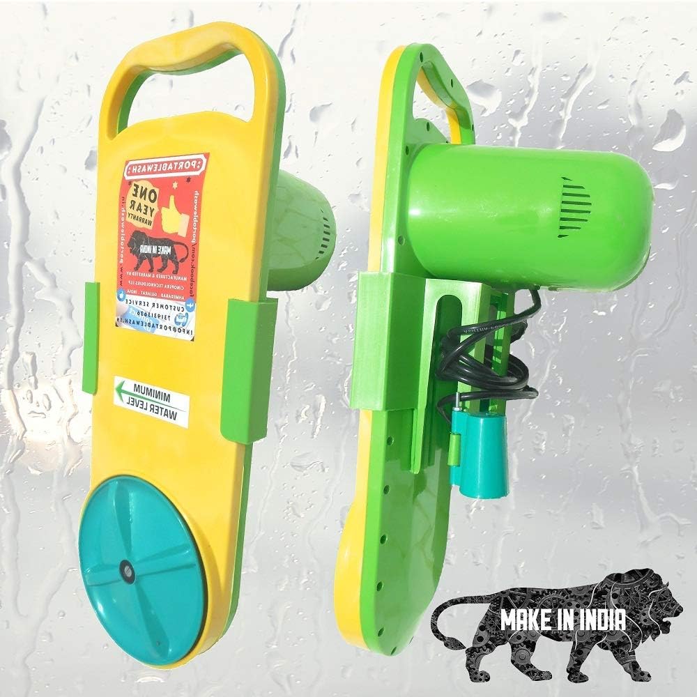 PORTABLEWASH Virgin Nylon Handy Washing Machine, Green