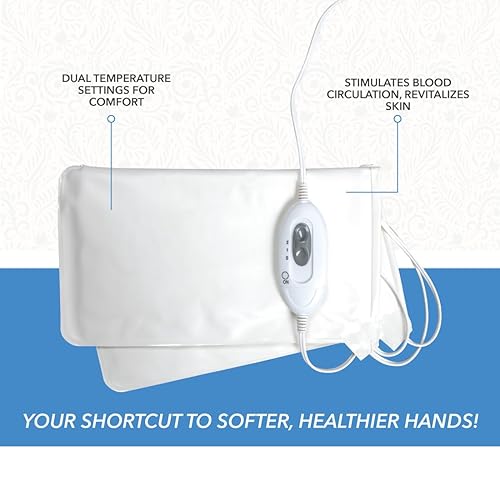 Miniatura 10 de ForPro - Botines calefactados de alta calidad, calentadores eléctricos térmicos hidratantes para tratamientos de spa, ajustes de temperatura duales,