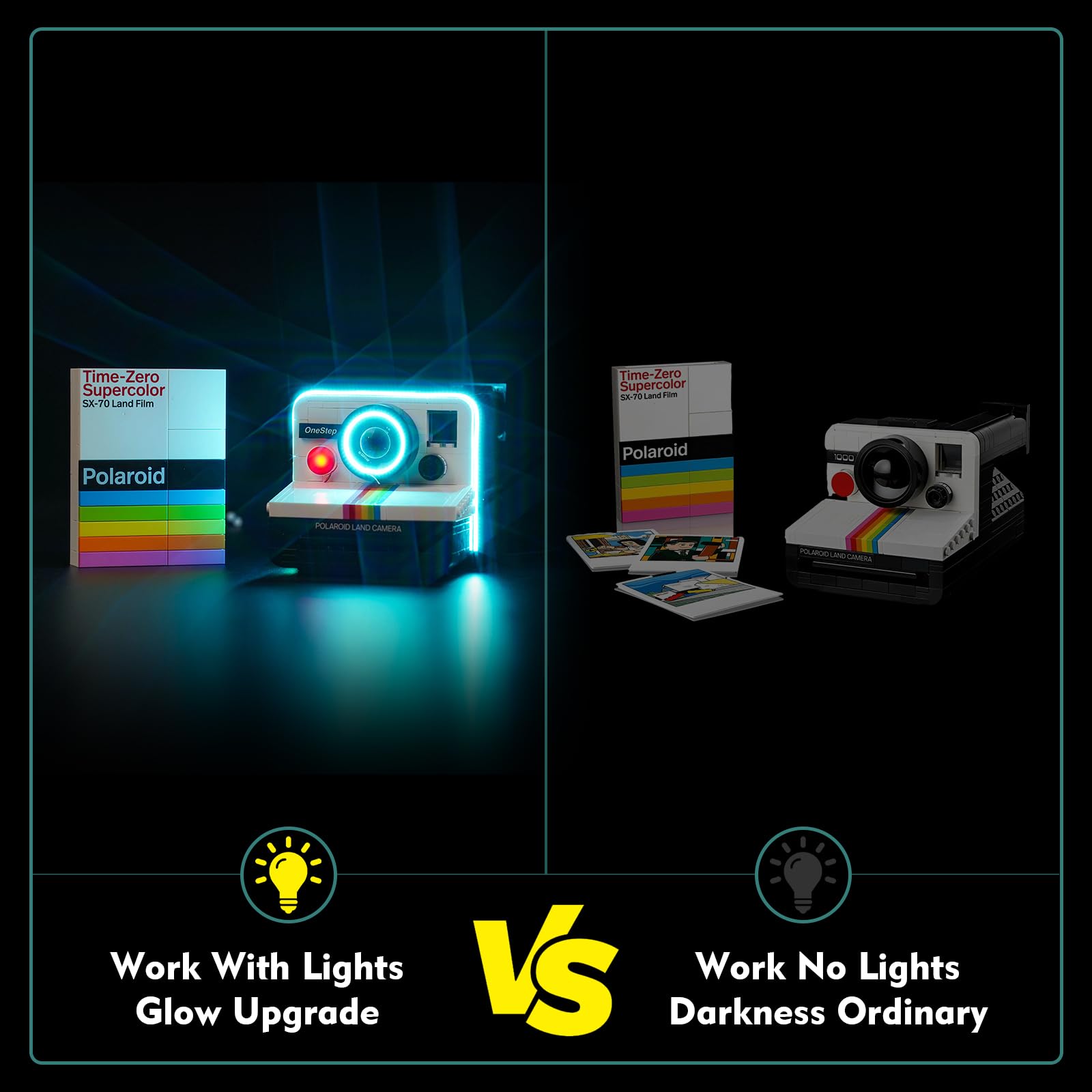 Light Kit for Lego Polaroid Camera Lighting Set for Lego 21345 Polaroid Camera - Not Include Models, Just Light Kit - Image 3