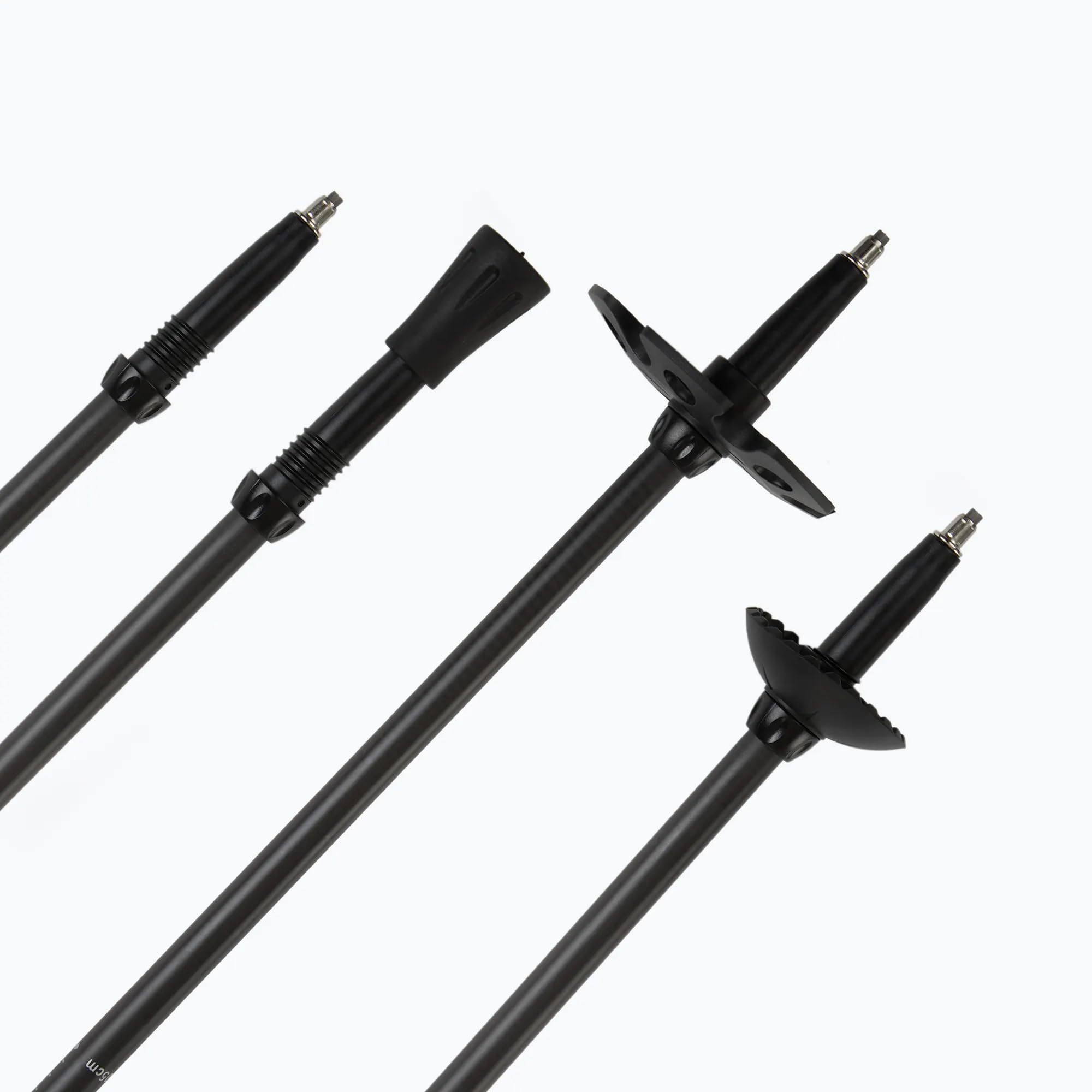 KADVA Torre Wanderstöcke Carbon verstellbar faltbar Trekkingstöcke Grün | Teleskop-Stöcke mit Quick-Lock, 65–135 cm, EVA-Schaumgriff & austauschbaren Tellern – nur ca. 200 g je Stock, für Bergtouren