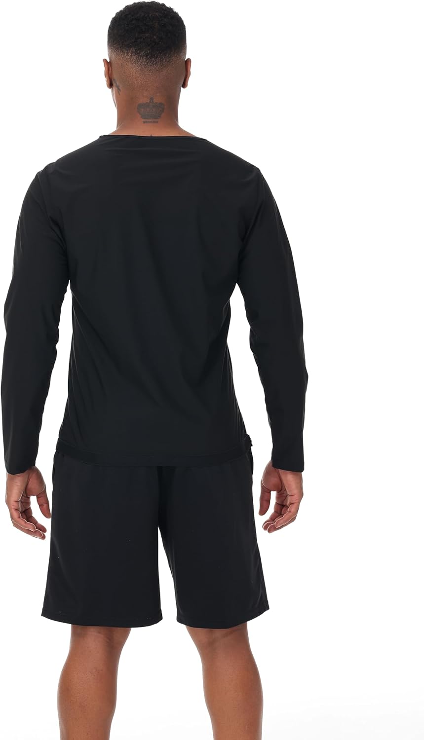 Sauna Sweat Suit Weight Loss Shapewear Top Weighted Shirt Sauna Vest Workout Exercise Gym Short Sleeves Men Women - Image 7