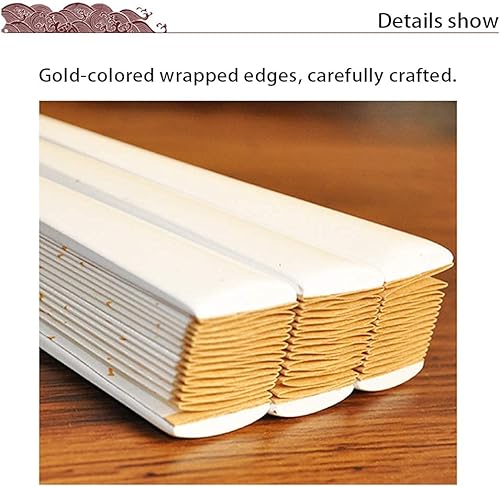 Miniatura 6 de Wen Kexing - Ventilador plegable de mano con borla blanca china