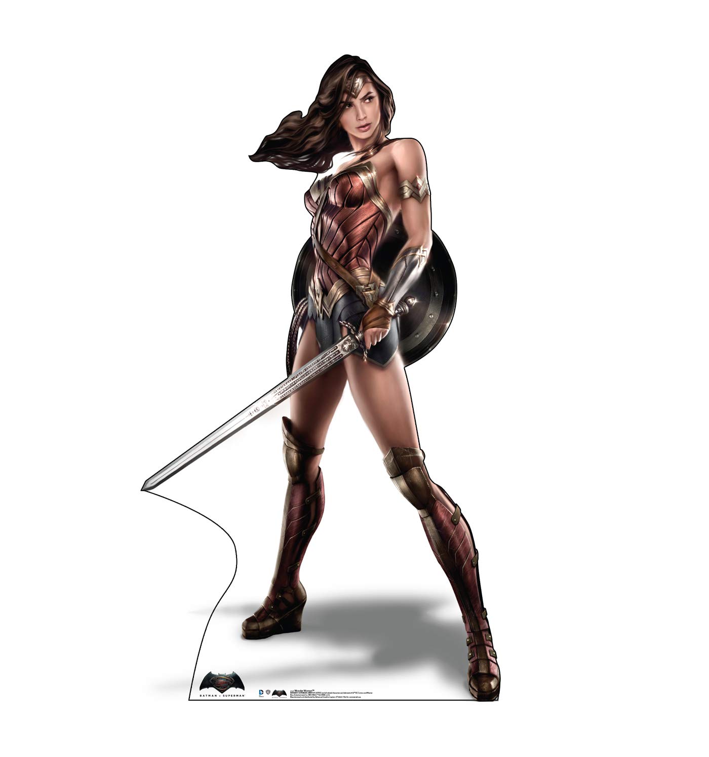 Cardboard People Wonder Woman Life Size Cardboard Cutout Standup - Batman V Superman: Dawn of Justice (2016)