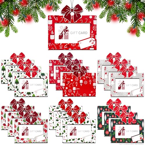 ZipGifts Zip-Open Money Holder Ornaments/Tags w/Clear Plastic Windows & Hang