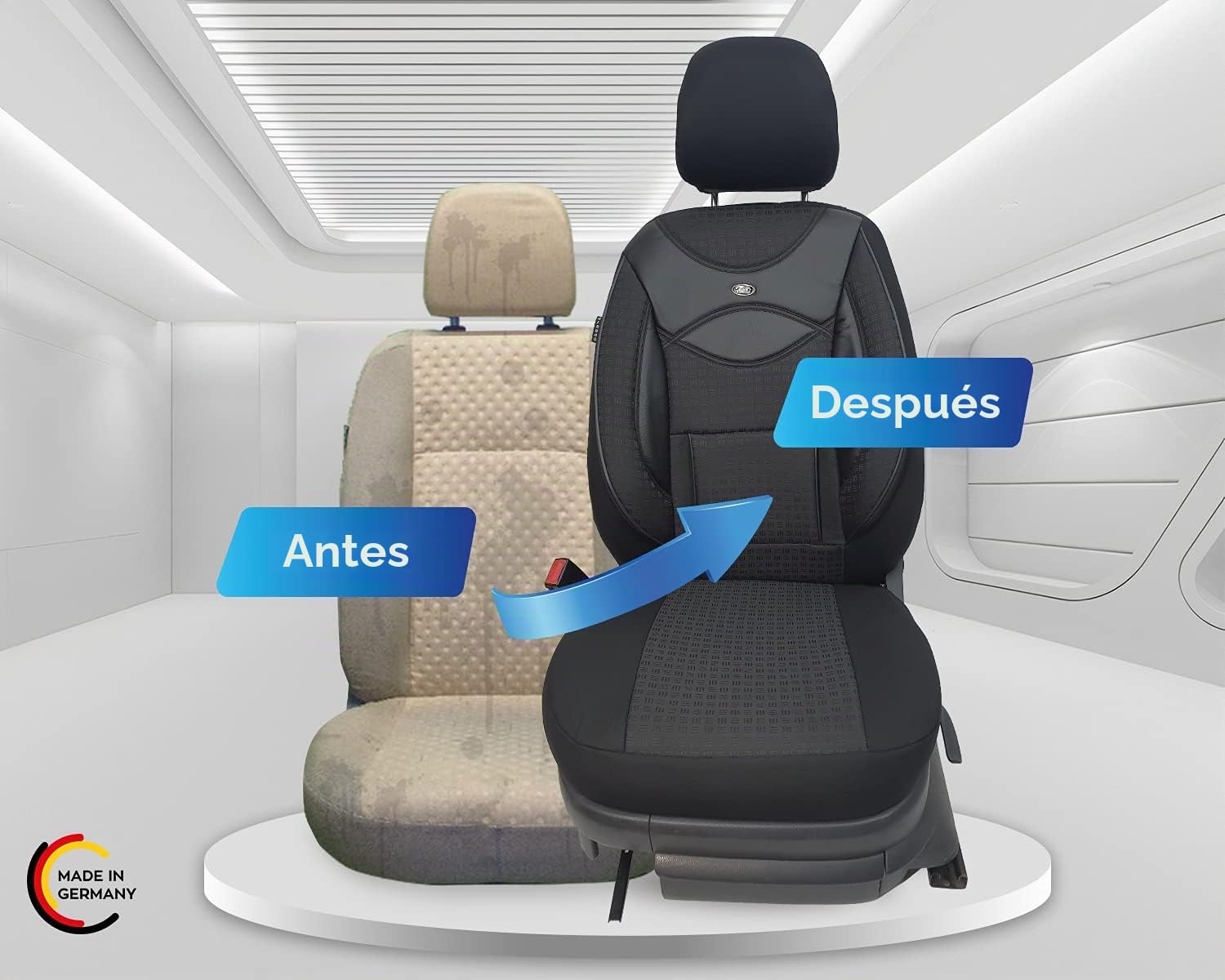 BREMER SITZBEZÜGE Fundas de Asiento a Medida para Mercedes Vito Viano W639 128
