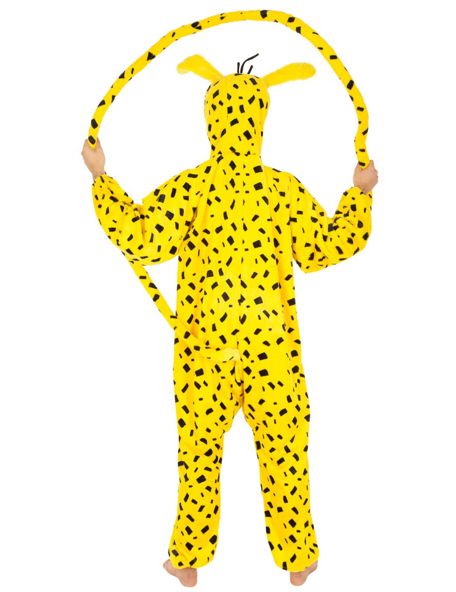 Chaks - Disfraz de Marsupilami, mono amarillo para adultos