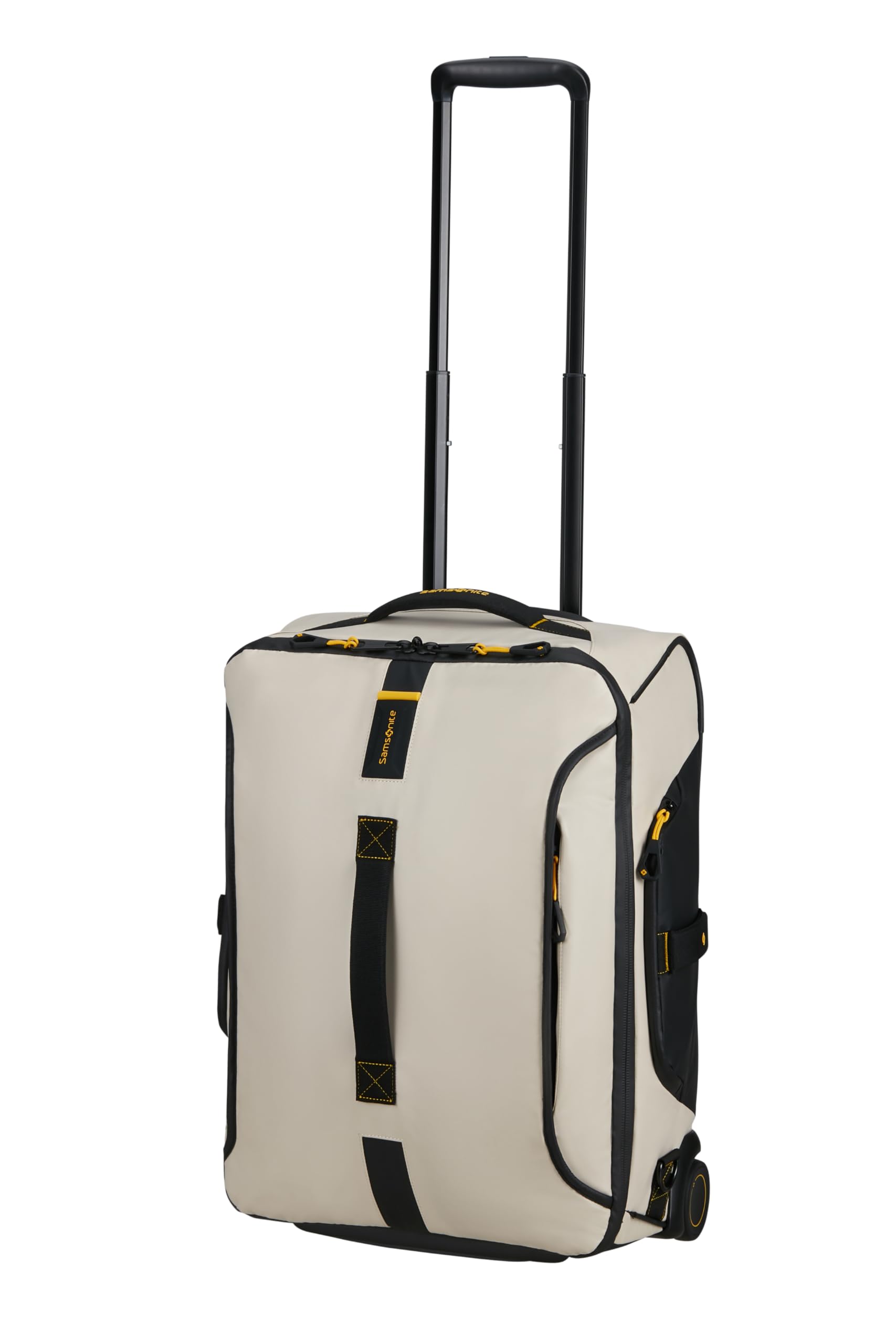 Samsonite Paradiver Light - Sac de Voyage à roulettes et Fonction Sac à Dos (55 cm), Petit, à emporter, Hydrofuge, léger, 51 L, Beige (Sable)