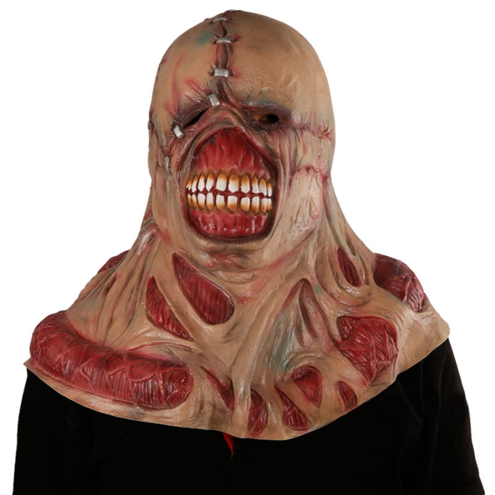 Halloween Maske Halloween Zombie Maske Gruselig Tyrant Horror Maske Cosplay Nemesis Kostüm Requisiten Horror Film Latex Masken