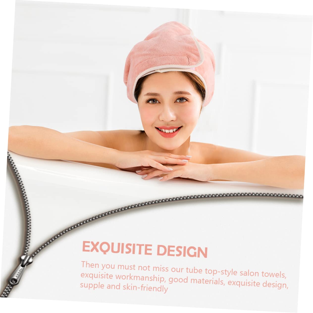 2 Sätze Superfaser Haartücher für Damen Spa Handtuch Kopfwickel für Friseursalons Schnelltrocknend Hohe Wasseraufnahme für Zuhause und Unterwegs