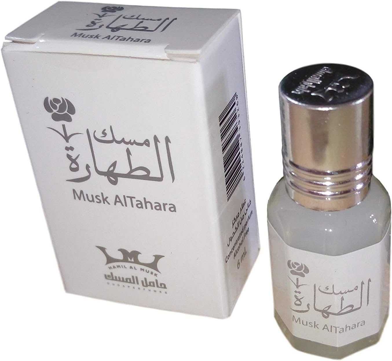 Musk Al Tahara Saudi Al Tahara Musk for Body Al Tahra Perfume White 5 ml Alcohol Free (1 bottle = 5 ml / 0.16 fl oz )
