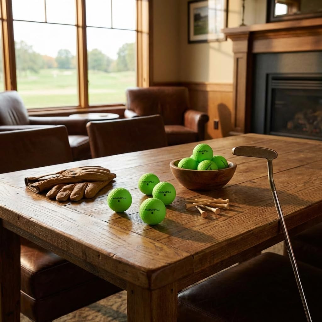 Maxfli SoftFli Golf Balls – 36-Pack Matte Green | Soft Feel Low Compression Golf Balls for Distance & Control | Durable Ionomer Cover | Ideal for Beginners & Recreational Golfers