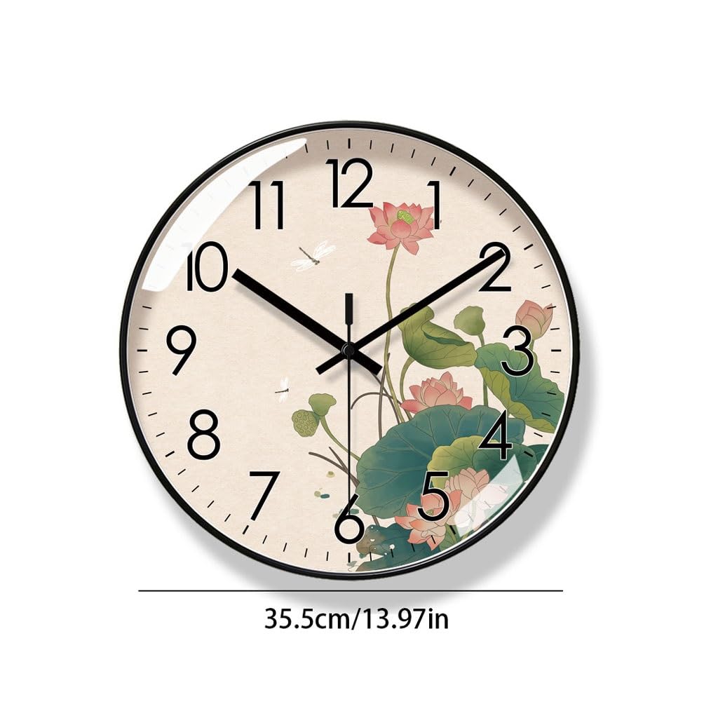 Orologio da parete Orologio da parete in stile cinese Orologio da soggiorno Orologio da parete Orologio creativo Hotel Homestay Orologio al quarzo silenzioso Reloj De Pared(A)