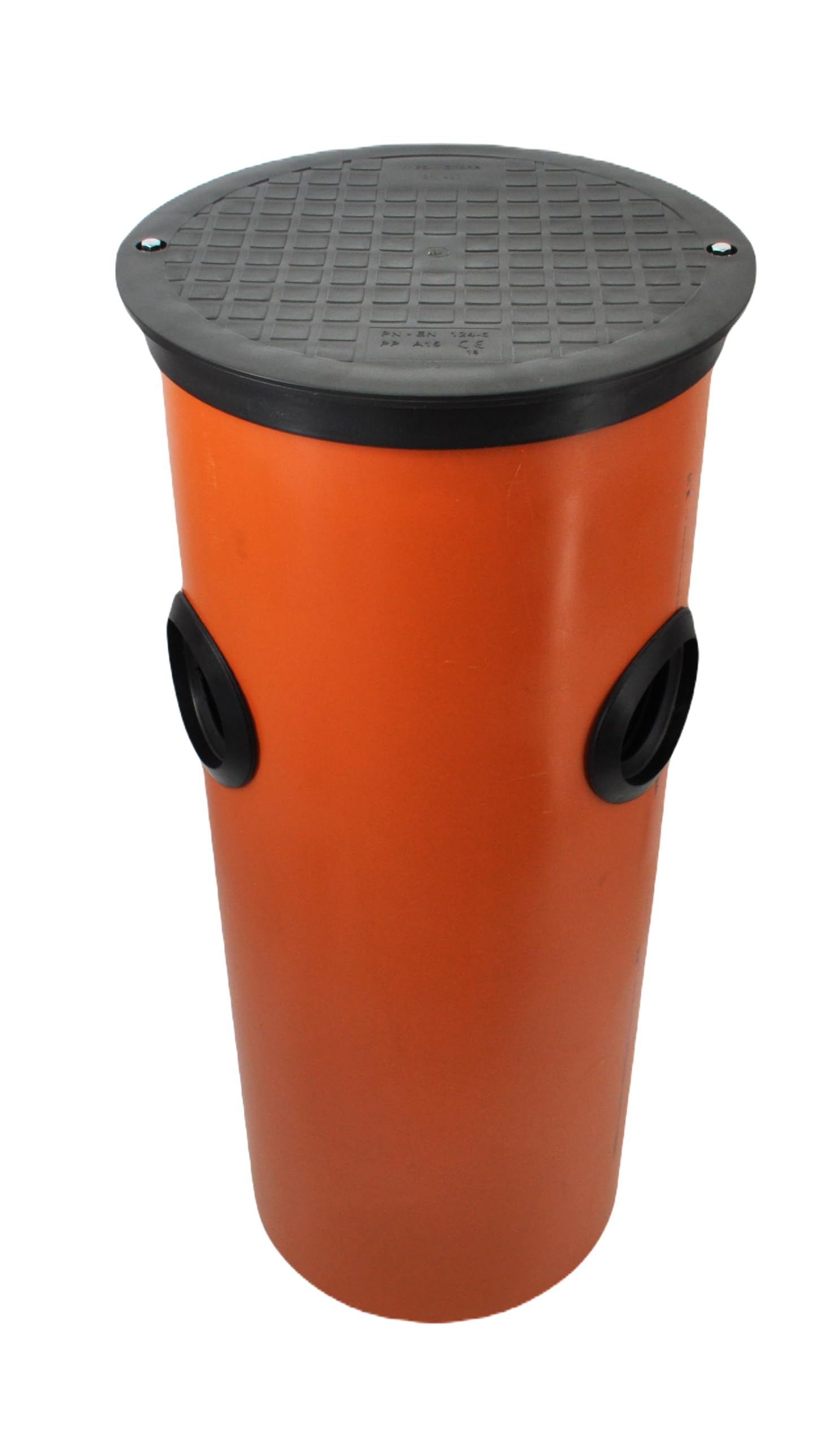 KG Rohr Abwasserrohr DN400 0,5m/1m mit 1/2/3/4Anschluss DN110/DN160 Manschette Drainageschacht Deckel Sickerschacht KG Schacht Kontrollschacht KG Rohr Drainage Dachrinne (1m Rohr 3x Manschette 110)