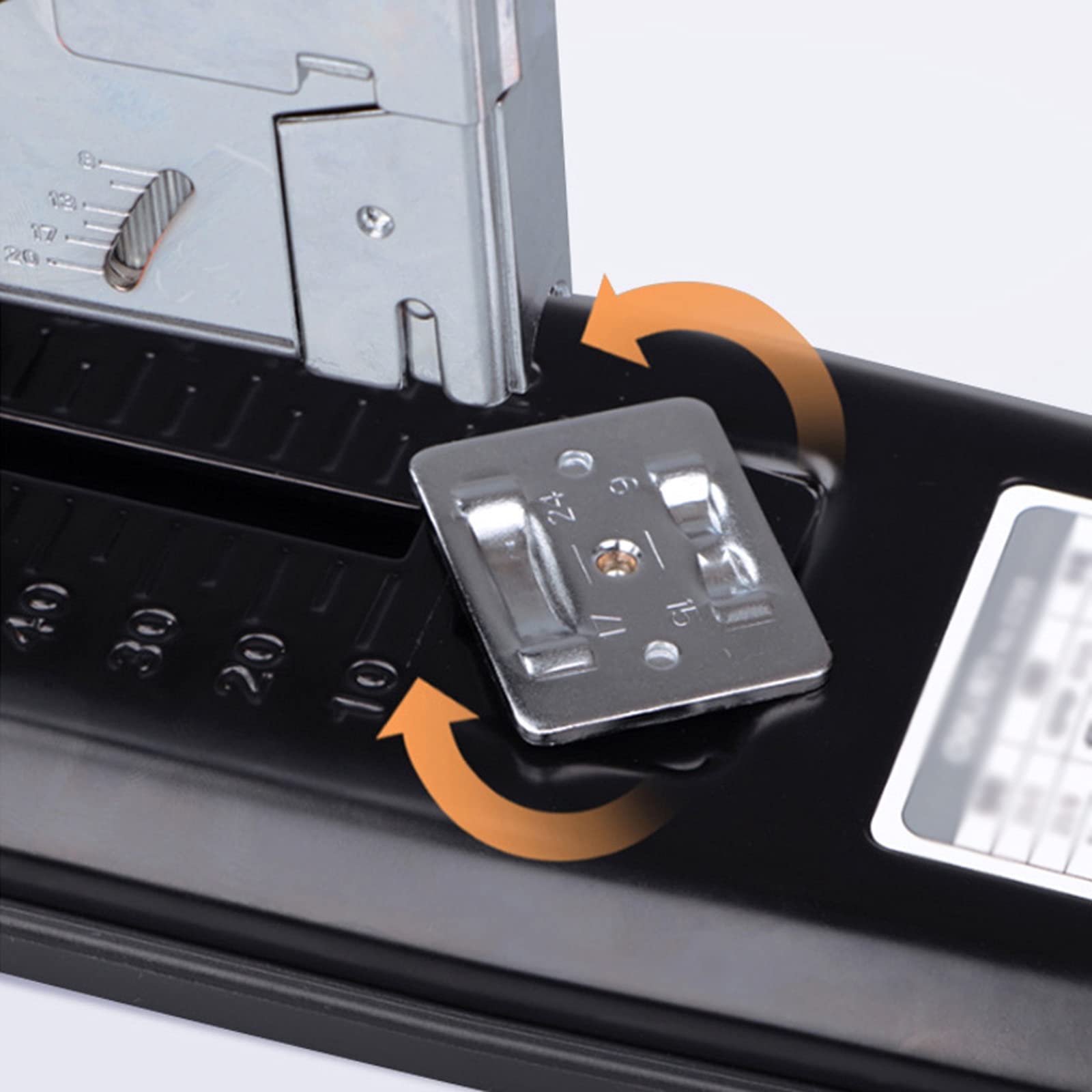 Liudan Cucitrice Staplers Heavy Duty Desktop Staplers 60-100 Schede capacità Facile da caricare Accessori da scrivania ergonomica per impieghi gravosi Spillatrice (Size : B)