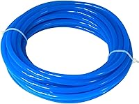 Vista 1 de Quickun Manguera neumática de 10mm x 6.5mm, tubo de poliuretano PU, línea de manguera de aire para conector de compresor de aire o transferencia