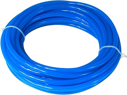 Quickun Tubo neumático de poliuretano de 0.236 in x 0.157 in, manguera de aire para compresor de aire o transferencia de fluidos (azul 32.8 pies32.8